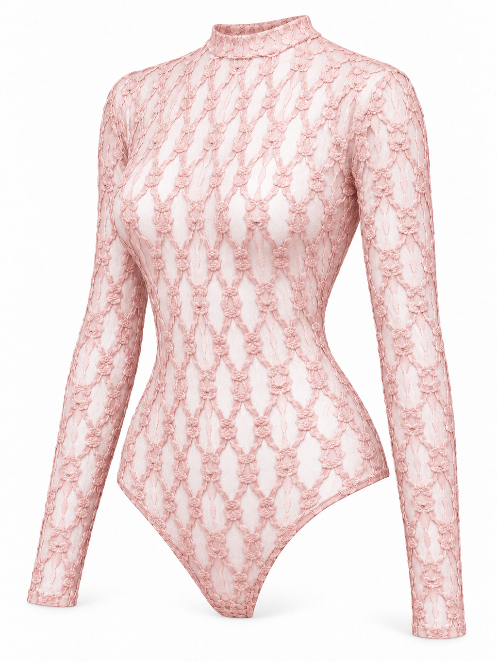 Body de encaje — rosa-lateral-derecho