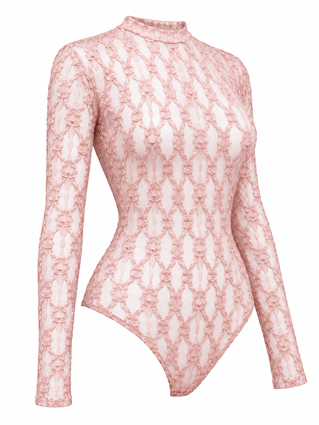 Body de encaje — rosa-lateral-izquierdo