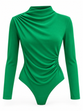 Body verde drapeado — frontal