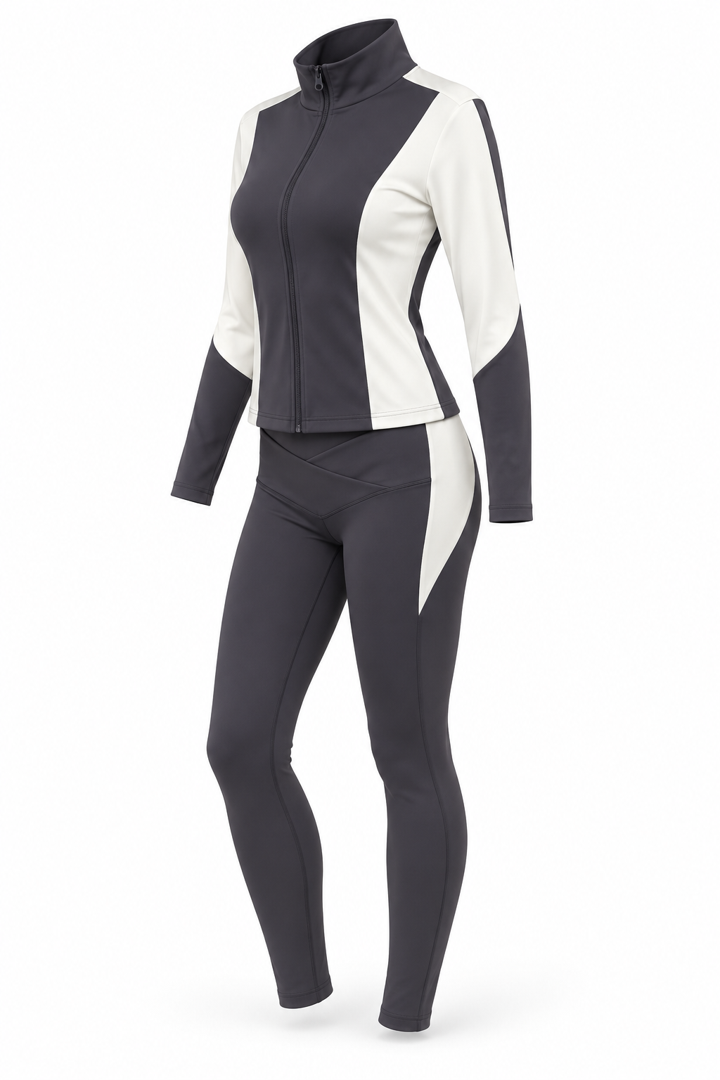 Conjunto deportivo bicolor — lateral derecho