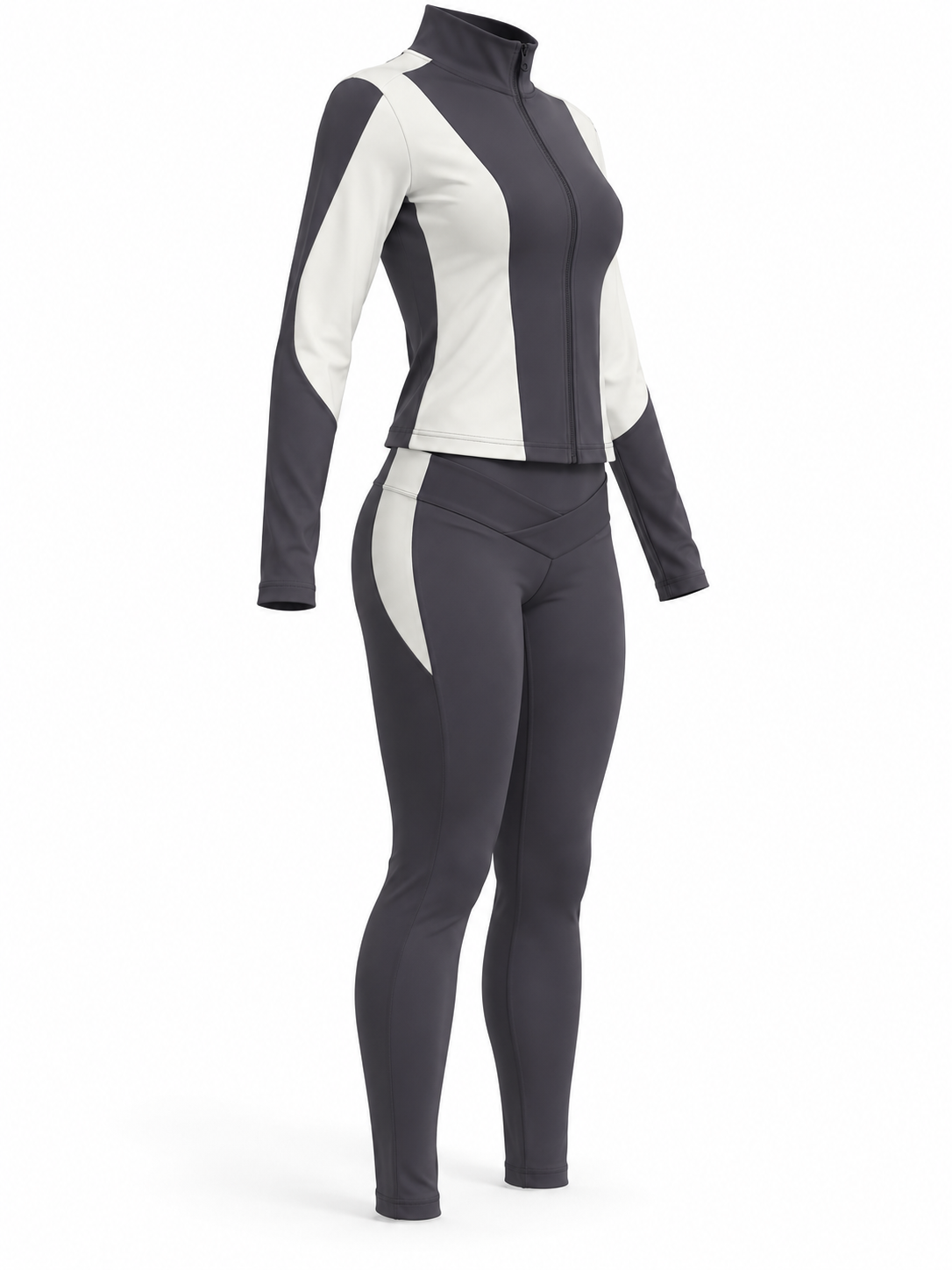 Conjunto deportivo bicolor — lateral izquierdo