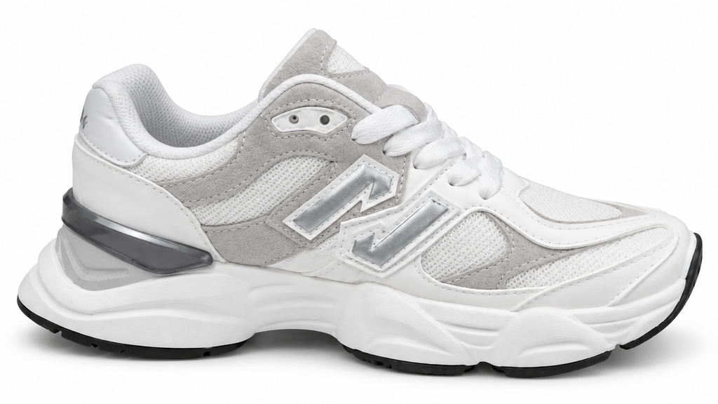 Deportivas blancas — lateral