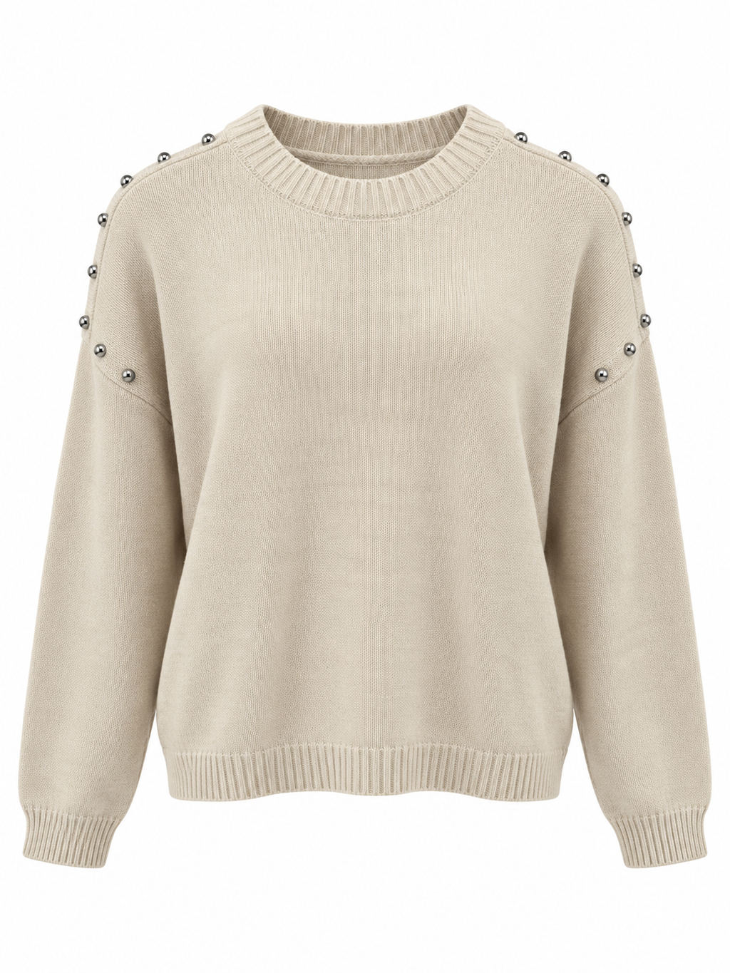 Jersey con bolitas plateadas — frontal