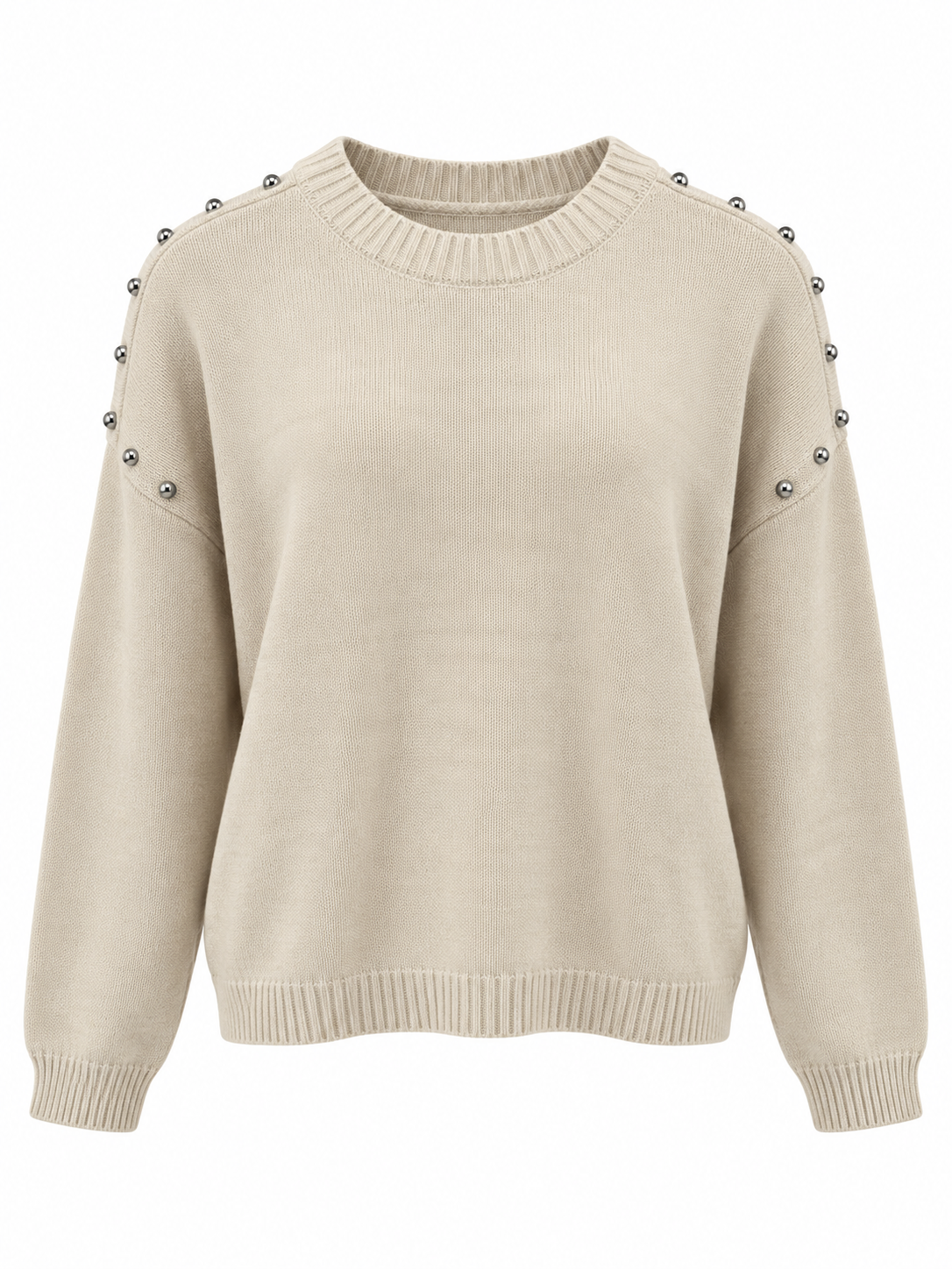 Jersey con bolitas plateadas — frontal