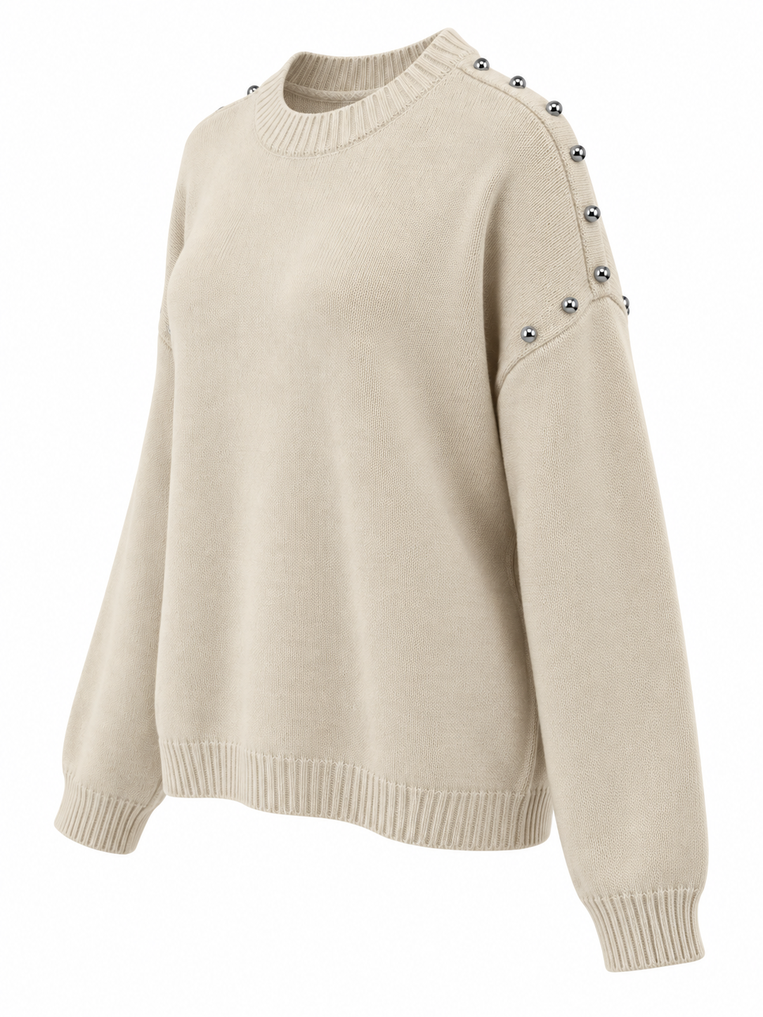 Jersey con bolitas plateadas — lateral derecho