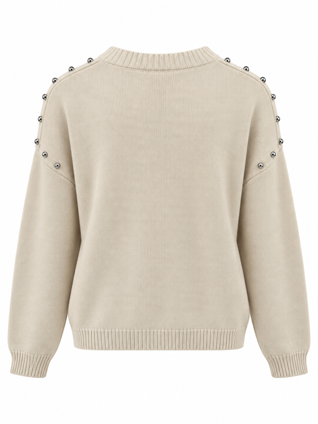Jersey con bolitas plateadas — trasera