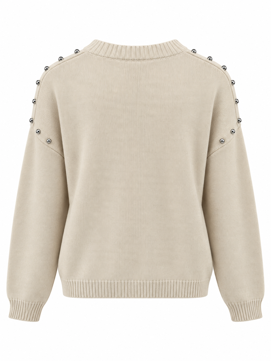 Jersey con bolitas plateadas — trasera