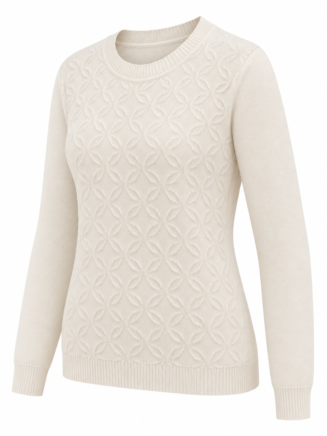 Jersey de hojas con mangas lisas - lateral-derecho
