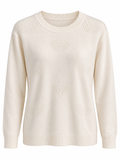 Jersey con motivos de punto en relieve — frontal