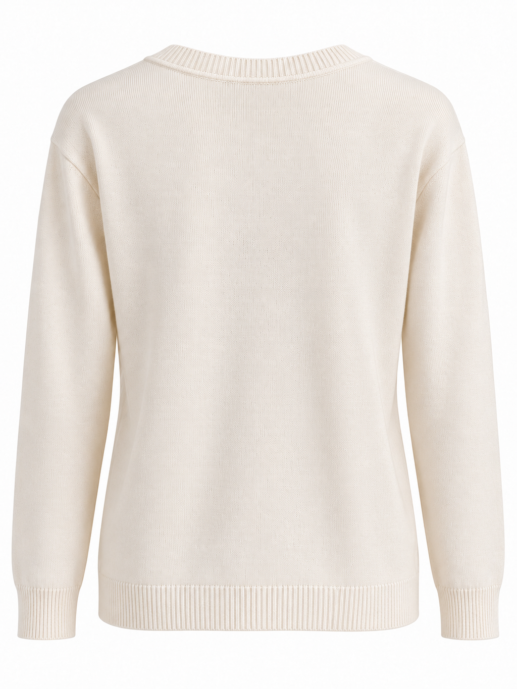 Jersey con motivos de punto en relieve — trasera