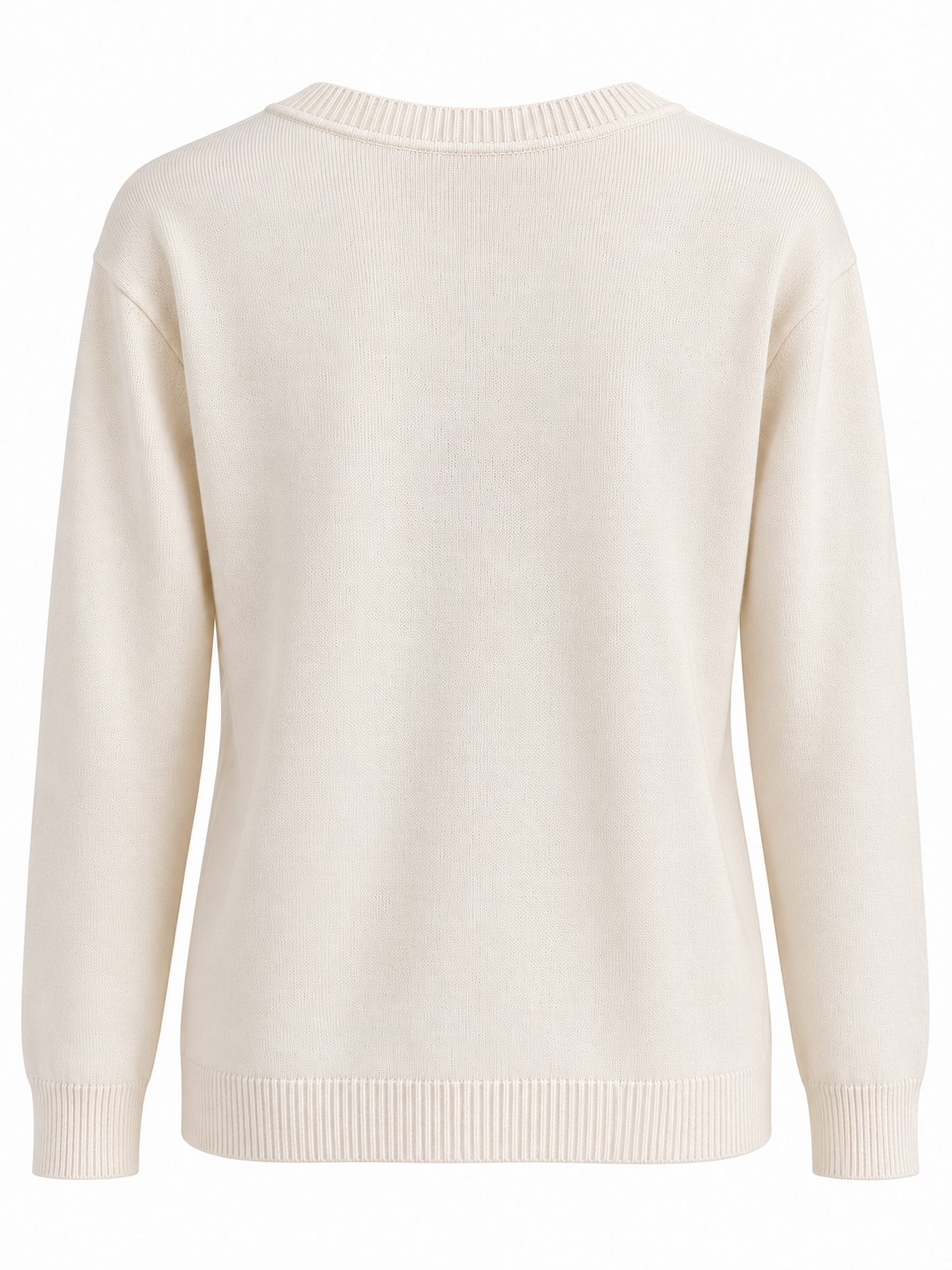 Jersey con motivos de punto en relieve — trasera
