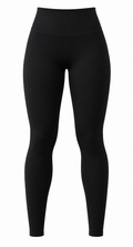 Leggings negros de cintura alta - front