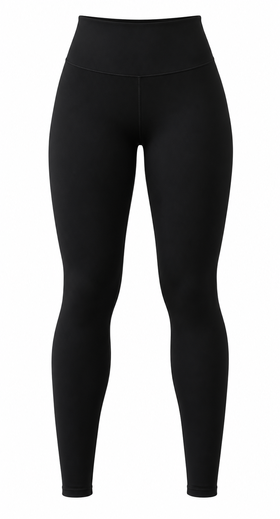 Leggings negros de cintura alta - front