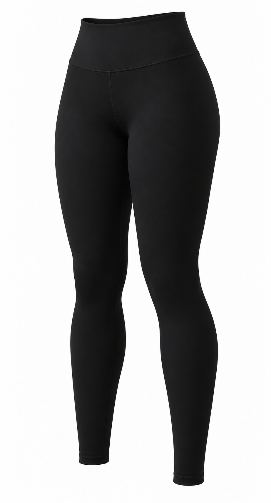 Leggings negros de cintura alta - lateral-derecho