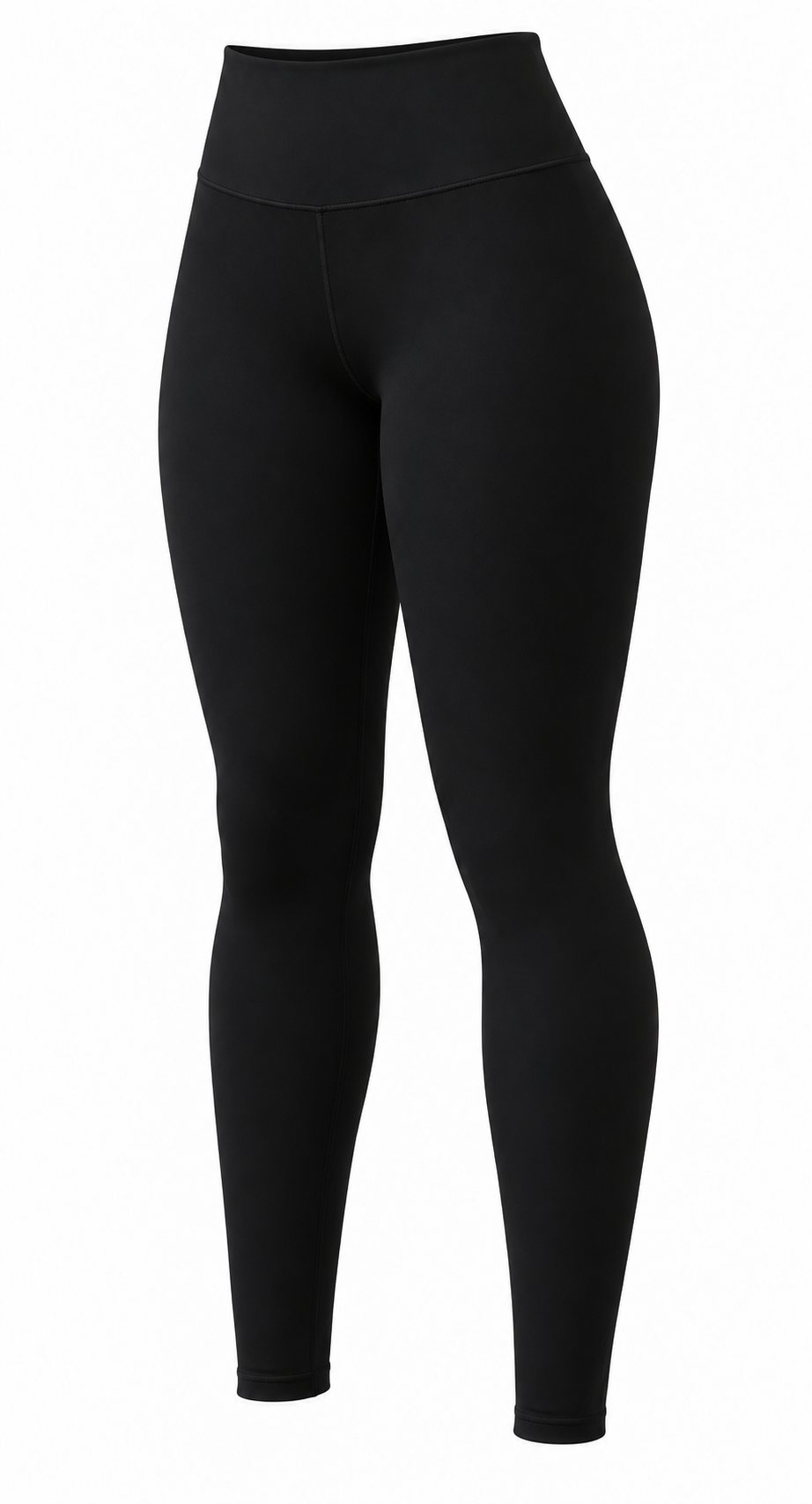 Leggings negros de cintura alta - lateral-izquierdo