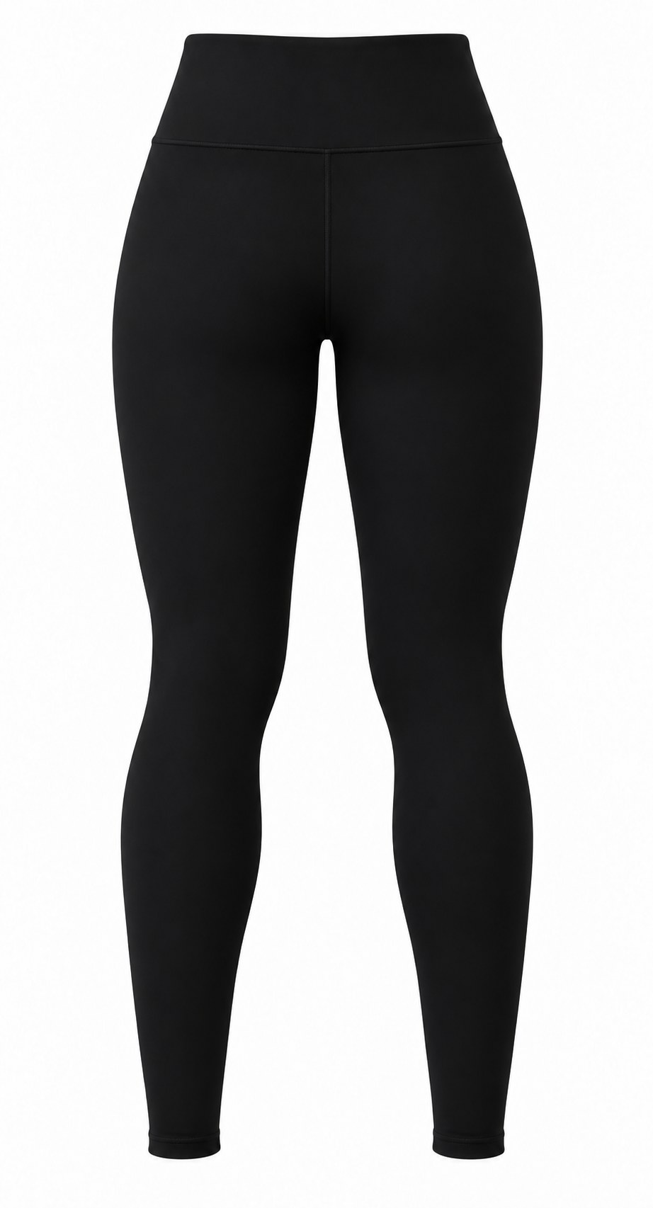 Leggings negros de cintura alta - trasera